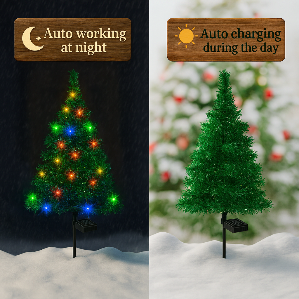 Merryvo Solar Christmas Tree Light Decorations