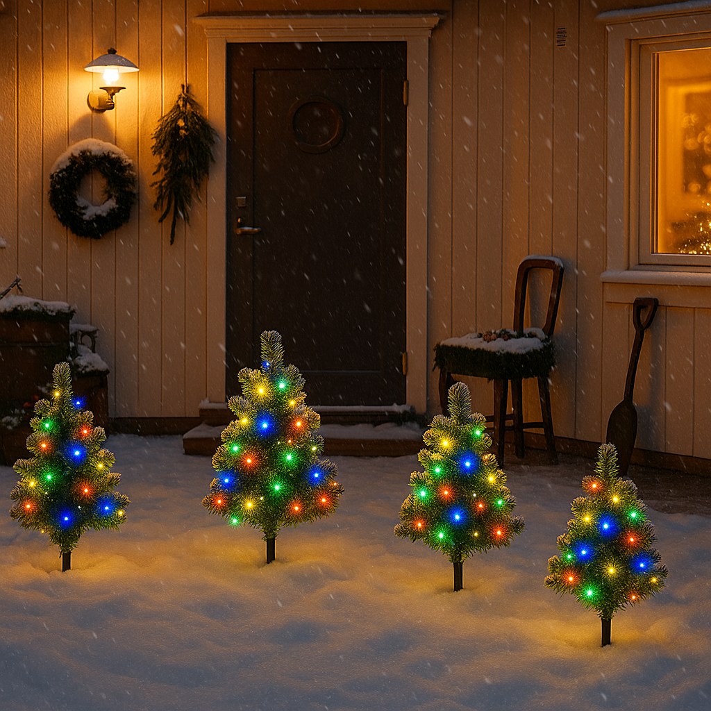 Merryvo Solar Christmas Tree Light Decorations